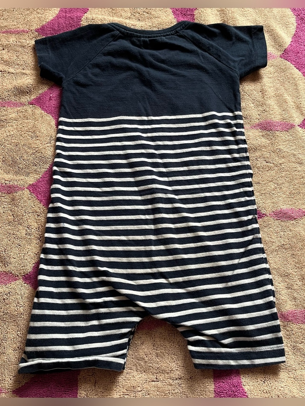 Jojo Maman Bebe Nautical Sailing Shortie Romper 18-24m - Picture 5 of 6